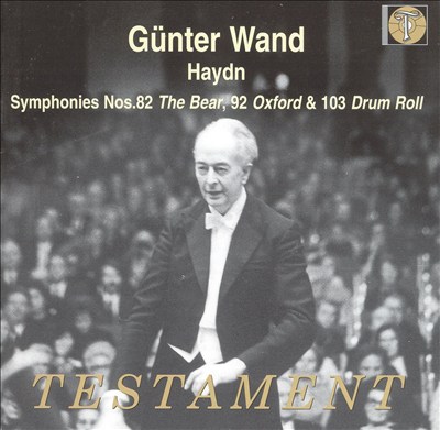 Symphony No. 92 in G major ("Oxford"/"Letter Q"), H. 1/92