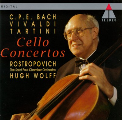 Cello Concerto, for cello, strings & continuo in D minor, RV 406