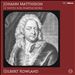 Johann Mattheson: 12 Suites for Harpsichord
