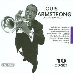 last ned album Louis Armstrong - Hotter Than That