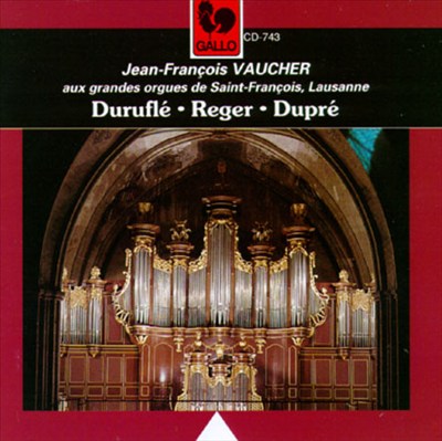 Jean-François Vaucher aux grandes orgues de Saint-François, Lausanne