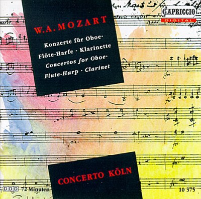 Mozart: Concertos for Flute, Harp and Clarinet