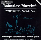 Bohuslav Martinu: Symphonies 3 & 4