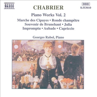 Chabrier: Piano Works, Vol. 2