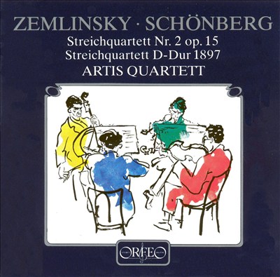 Alexander von Zemlinsky: Streichquartett Nr. 2 Op. 14; Arnold Schönberg: Streichquartett D-Dur 1987