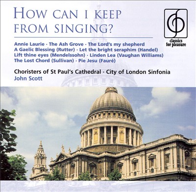 How can I keep from singing?, for choir