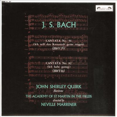 J.S. Bach: Cantatas Nos. 56 & 82