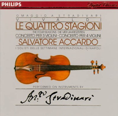 Vivaldi: Le Quattro Stagioni; Concerto per 3 Violini; Concerto per 4 Violini