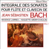 Bach: Intégrale pour Flûte et Clavecin, Vol. 1