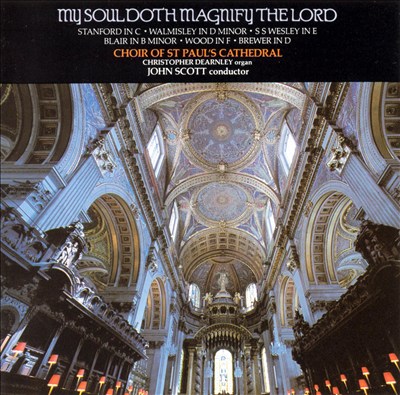Evening Canticles (Magnificat and Nunc Dimittis), for chorus & organ in D major