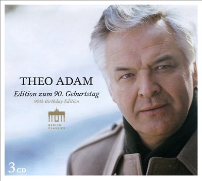Theo Adam: Edition zum 90. Geburtstag