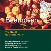 Beethoven: Trio, Op. 11; Quartet, Op. 16
