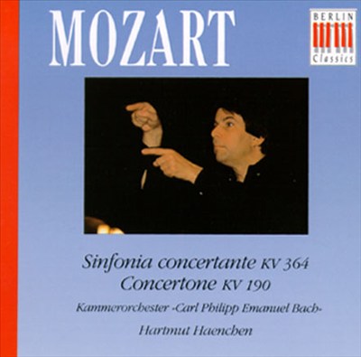 Concertone for 2 violins, oboe, cello & orchestra in C major, K. 190 (K. 186E)