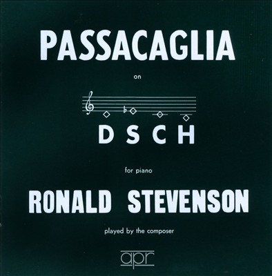 Passacaglia on DSCH for piano