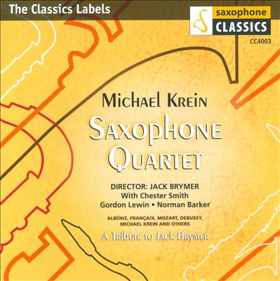 Michael's March, for saxophone quartet