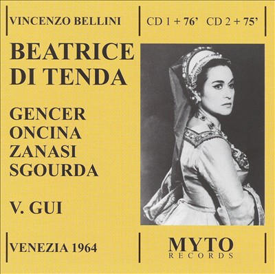 Beatrice di Tenda, opera