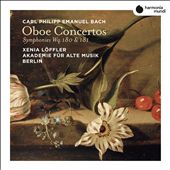 Carl Philipp Emanuel Bach: Oboe Concertos; Symphonies Wq. 180 & 181