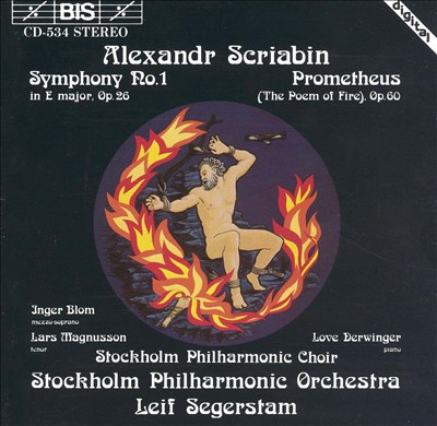 Symphony No. 5 in F sharp major for piano, organ, chorus & orchestra ("Prometheus, Poem of Fire"), Op. 60