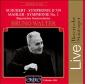 Schubert: Symphonie D. 759; Mahler: Symphonie No. 1
