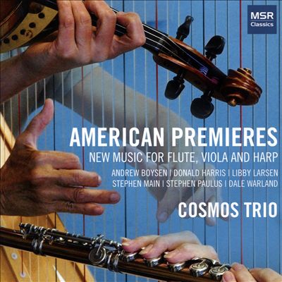 American Premieres: New Music for Flute, Viola and Harp