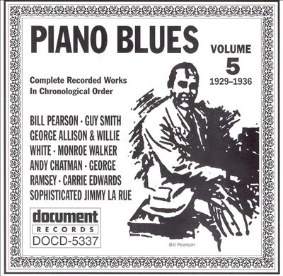 Piano Blues, Vol. 5: 1929-1936 [Document]