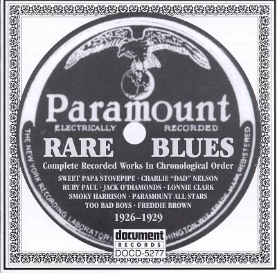 Rare Paramount Blues (1926-1929)