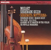 Mozart: Serenades, KV 239 & KV 203 / March KV 237