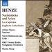 Henze: Nachtstücke und Arien; Los Caprichos; Englische Liebeslieder