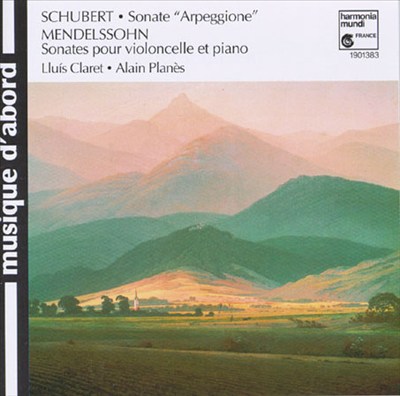 Sonata for arpeggione & piano in A minor ("Arpeggione Sonata"), D. 821