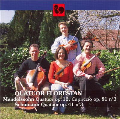 Mendelssohn: Quatuor, Op. 12; Capriccio, Op. 81/3; Schumann: Quatuor, Op. 41/3