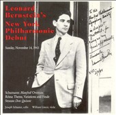 Leonard Bernstein's New York Phiharmonic Debut
