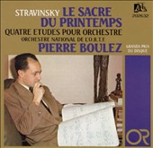 Igor Stravinsky: Le Sacre du Printemps; Quatre Etudes pour Orchestre