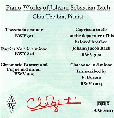 Piano Works of Johann Sebastian Bach