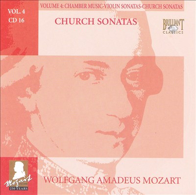 Church sonata No. 1 for 2 violins, bass & organ in E flat major, K. 67 (K. 41h)