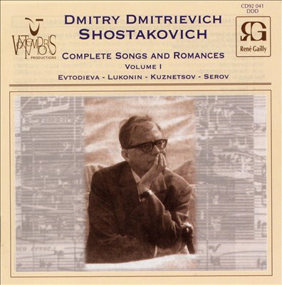 Songs (4) on verses by Dolmatovsky, for voice, wordless chorus & piano, Op. 86