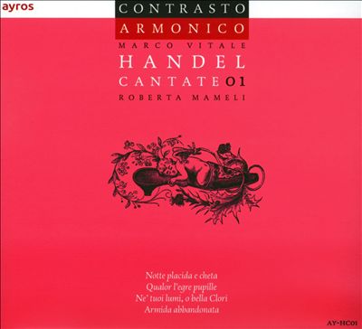 Qualor l'egri pupille, cantata for soprano, HWV 152