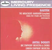Bartók: Miraculous Mandarin; Sonata for 2 Pianos and Percussion; Divertimento