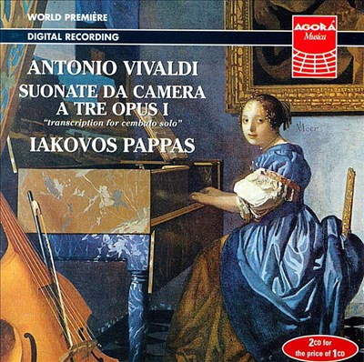 Trio Sonata for 2 violins & continuo in A major, RV 75, Op. 1/9