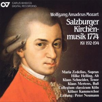 Mozart: Salzburger Kirchenmusik 1774