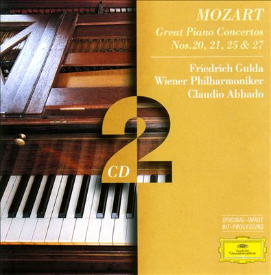 Mozart: Great Piano Concertos, Nos. 20, 21, 25 & 27