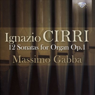 Sonatas (12) for organ, Op 1