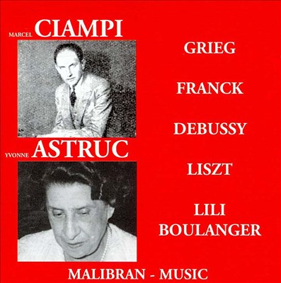 Grieg; Franck; Debussy; Liszt; L. Boulanger