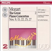 Mozart: Great Piano Concertos, Vol. 2