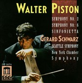 Piston: Symphony Nos. 2 & 6; Sinfonietta