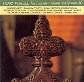 Purcell: The Complete Anthems and Services, Vol. 10