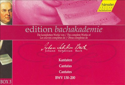 Cantata No. 138, "Warum betrübst du dich, mein Herz?" BWV 138 (BC A132)