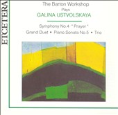 The Barton Workshop Plays Galina Ustvolskaya