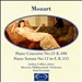 Mozart: Piano Concerto No. 23, K488; Piano Sonata No. 12, K332
