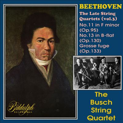 Beethoven: The Late String Quartets, Vol. 3
