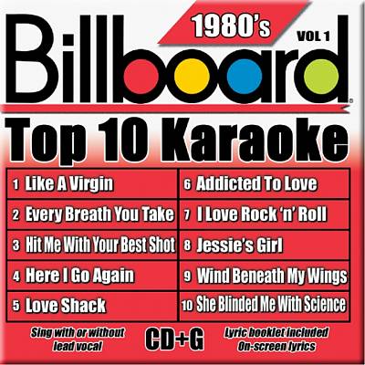 Billboard Top 10 Karaoke: 1980's